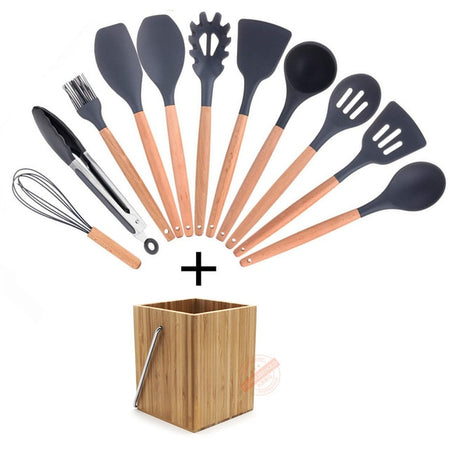 11pcs Silicone Cooking Utensils