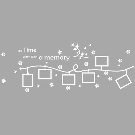 DIY Flower Stars Photo Decals