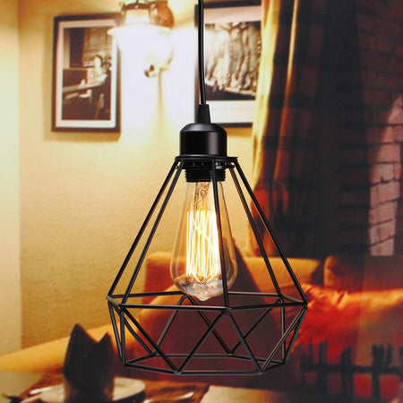 Retro Cage Pendant Light