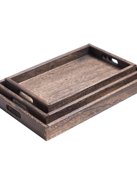 Retro Wooden Serving Tray
