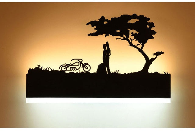 12W Acrylic Creative Modern Led Wall Ligh