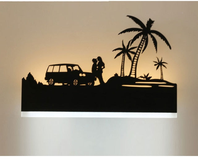 12W Acrylic Creative Modern Led Wall Ligh