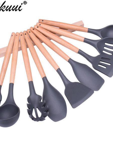 9pcs Kitchen Silicone Cooking Set