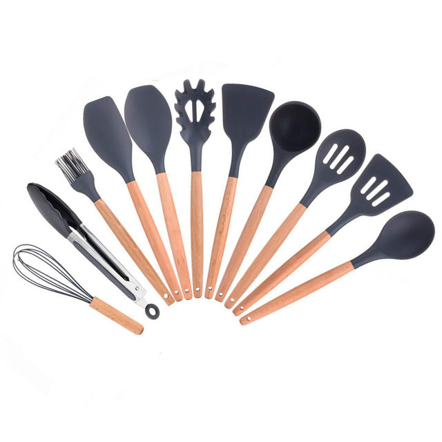 11pcs Silicone Cooking Utensils