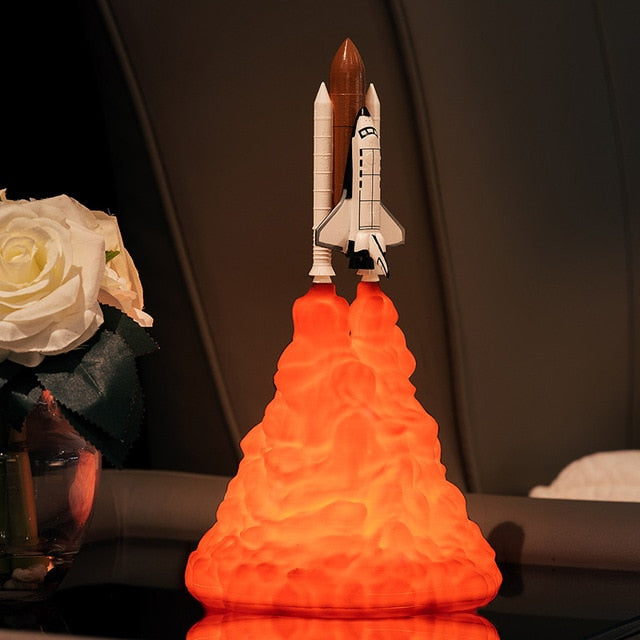 Space Shuttle Lamp and Moon Lamps