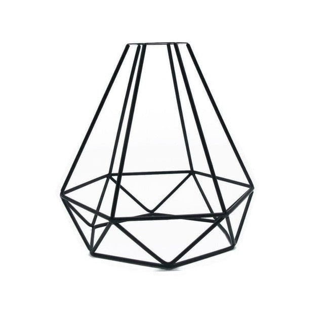 Retro Iron Art Minimalist Hollow Table Lamp