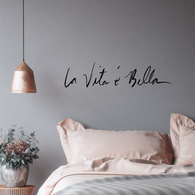 Italian Byword Wall Stickers