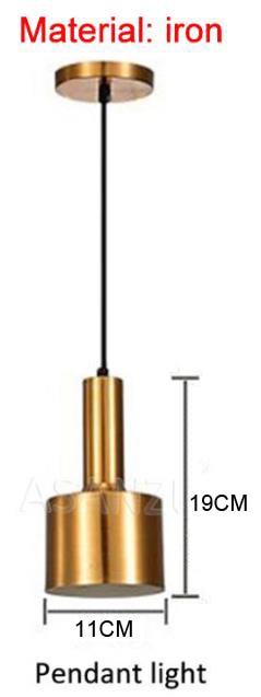 Nordic Brass Pendant Lights