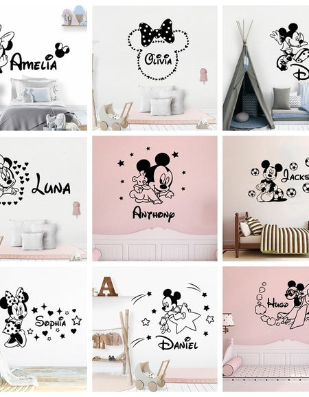 Mickey Minnie Mouse Wall Sticker