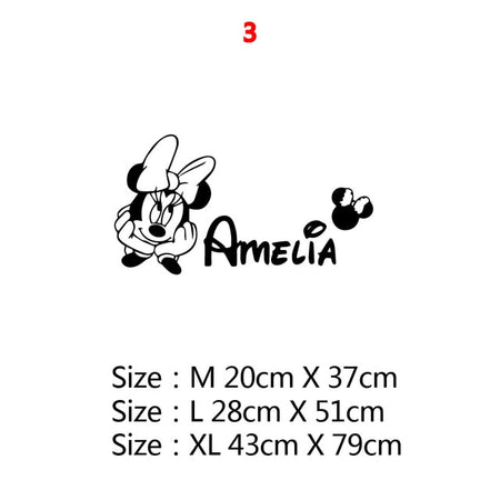 Mickey Minnie Mouse Wall Sticker