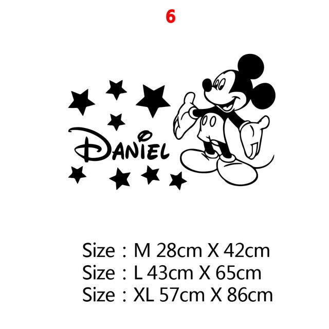 Mickey Minnie Mouse Wall Sticker