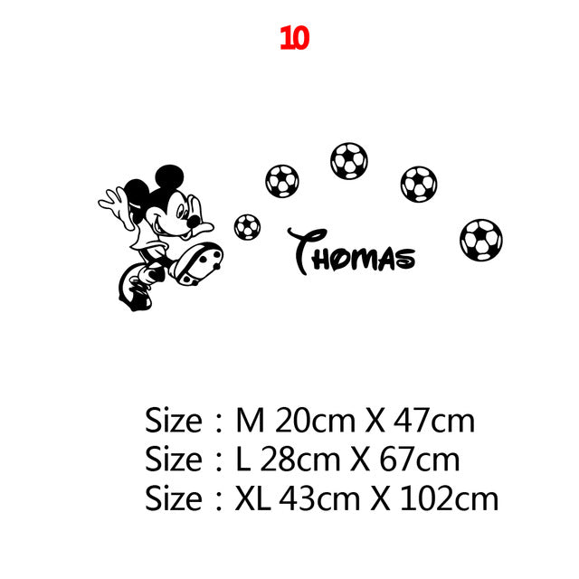 Mickey Minnie Mouse Wall Sticker