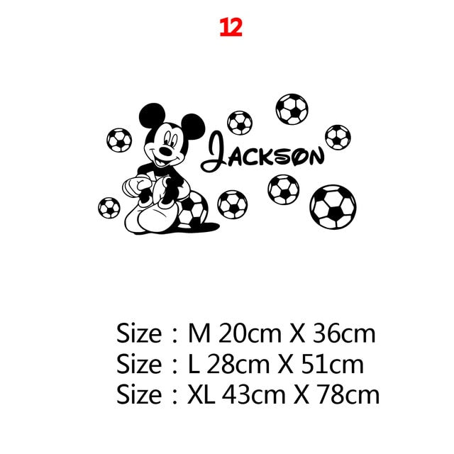 Mickey Minnie Mouse Wall Sticker