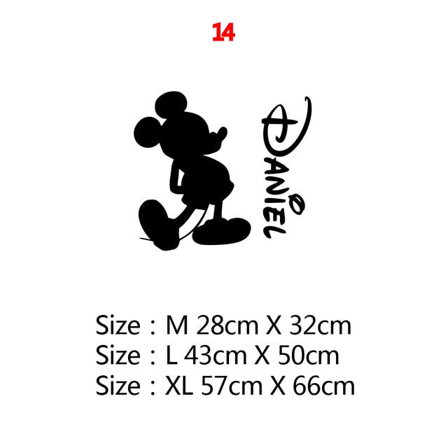 Mickey Minnie Mouse Wall Sticker