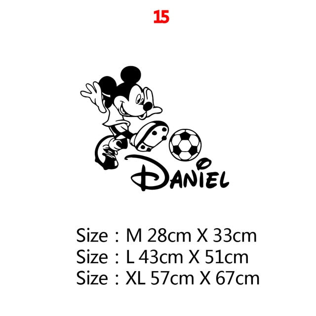 Mickey Minnie Mouse Wall Sticker