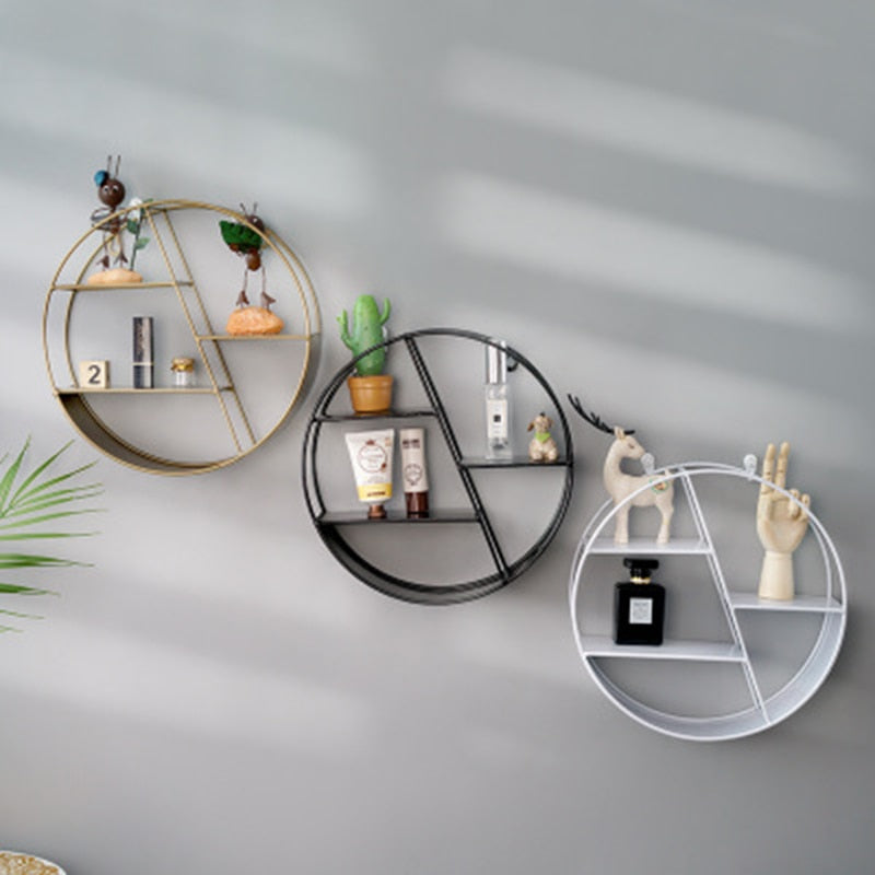 Nordic Metal Decorative Shelf