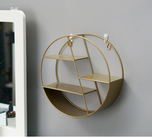 Nordic Metal Decorative Shelf