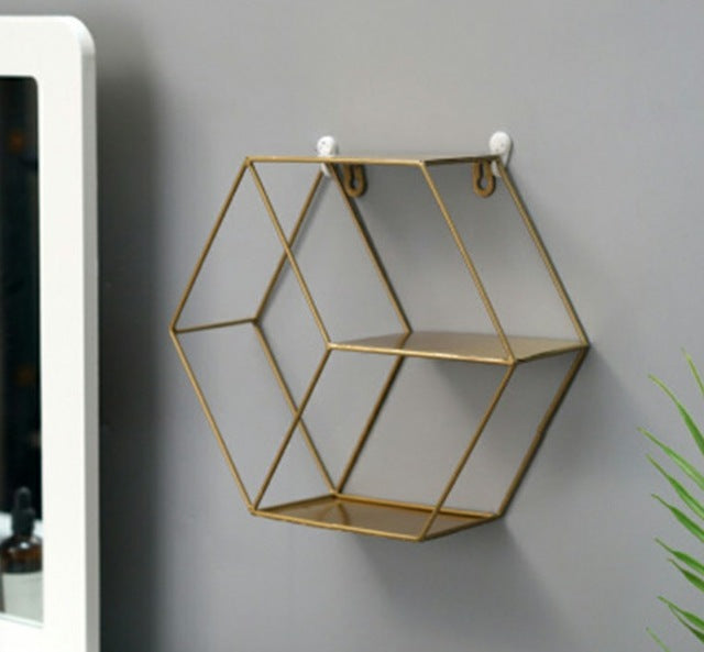 Nordic Metal Decorative Shelf