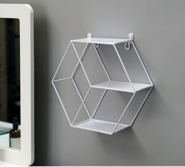 Nordic Metal Decorative Shelf