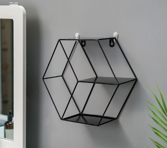 Nordic Metal Decorative Shelf