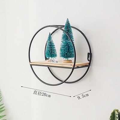 Nordic Metal Decorative Shelf