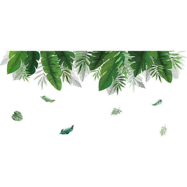 Tropical Leaves Wall Sticker
