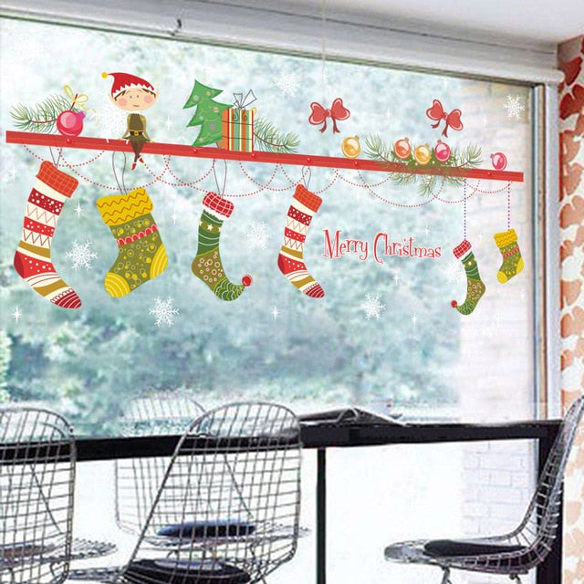 Glass Window Owls Tree Sticker