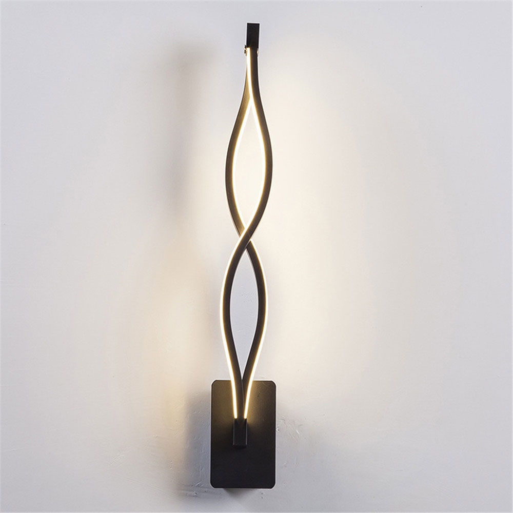 Aluminum Wave Wall Light