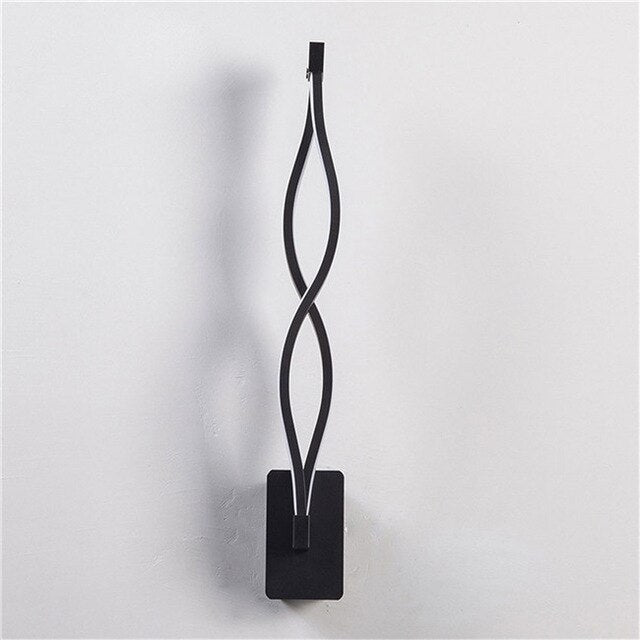 Aluminum Wave Wall Light