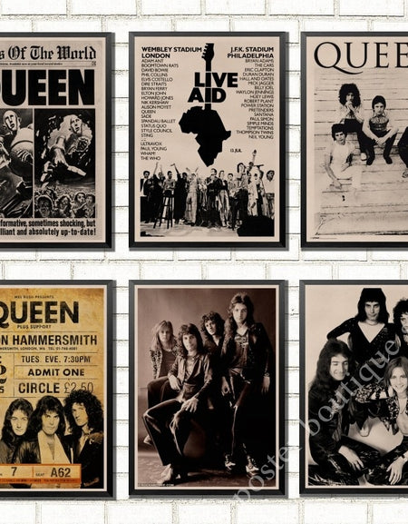 Queen Band Music Kraft Paper