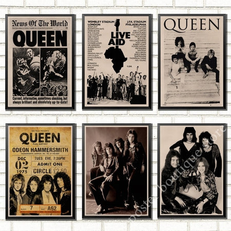 Queen Band Music Kraft Paper