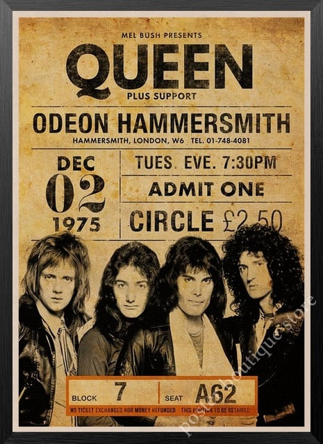 Queen Band Music Kraft Paper