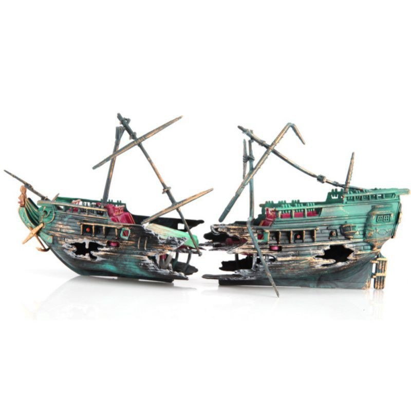 Aquarium Ornaments Ship