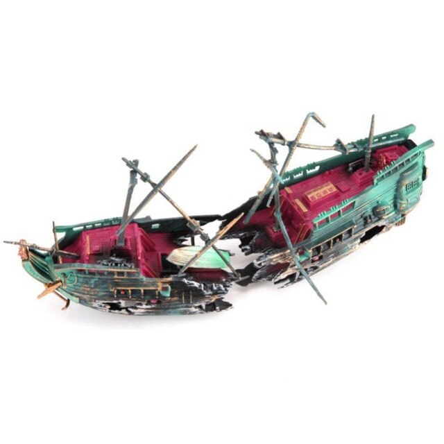 Aquarium Ornaments Ship