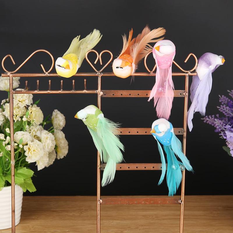 6pcs Artificial Birds