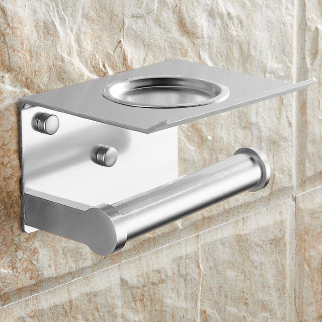 Aluminum Toilet Paper Holder