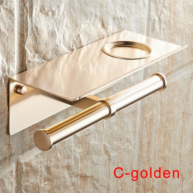Aluminum Toilet Paper Holder