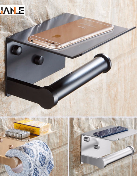 Aluminum Toilet Paper Holder
