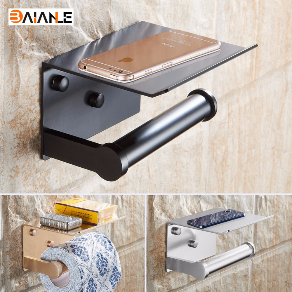 Aluminum Toilet Paper Holder