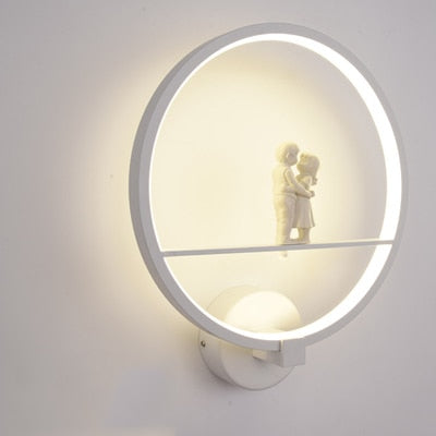Minimalist Art Sconce Interior with Angel Home Decoration