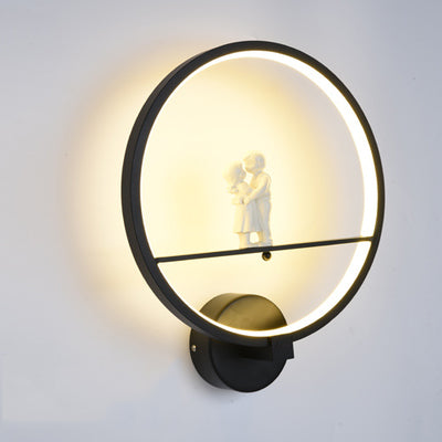 Minimalist Art Sconce Interior with Angel Home Decoration
