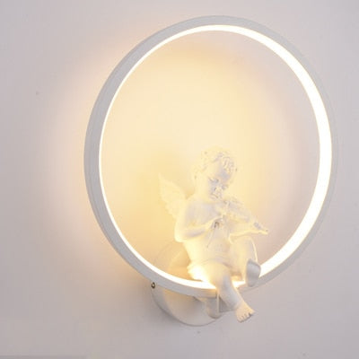 Minimalist Art Sconce Interior with Angel Home Decoration