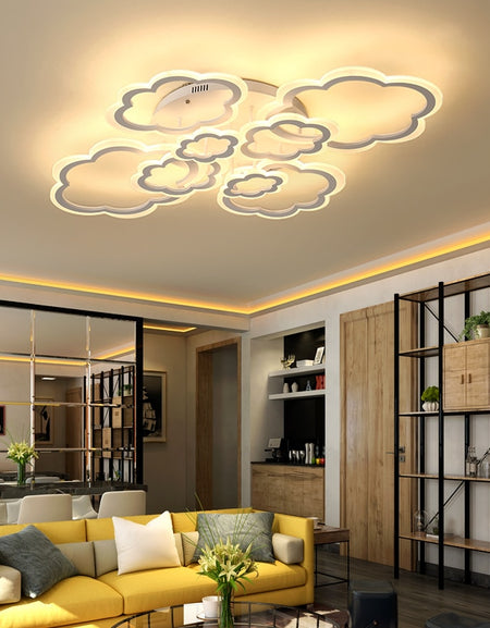 Clouds Designer Minimalist Modern Led Ceiling Light