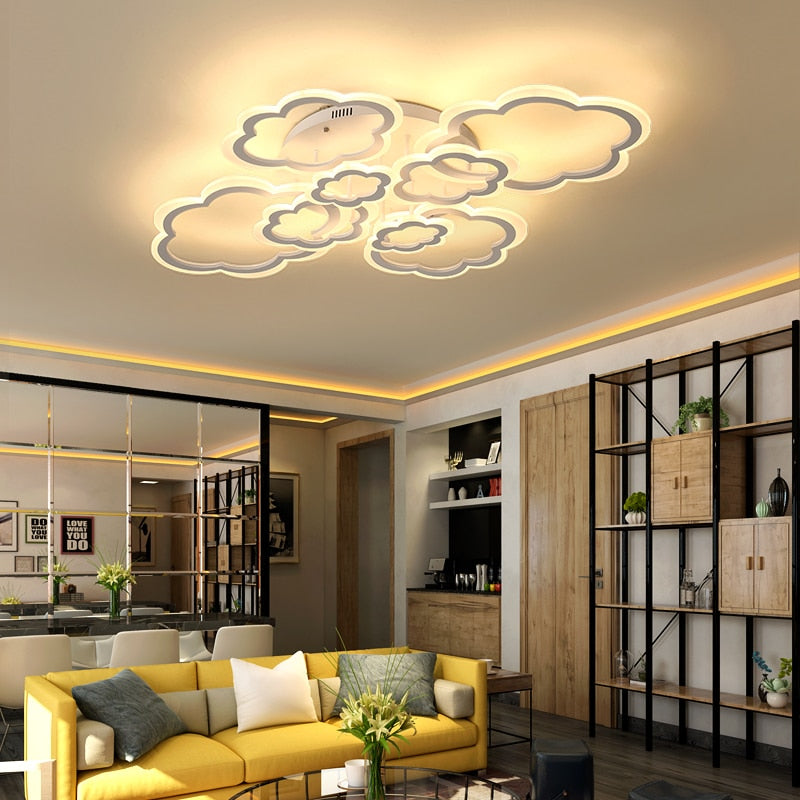 Clouds Designer Minimalist Modern Led Ceiling Light