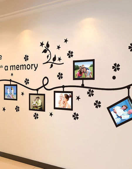 DIY Flower Stars Photo Decals