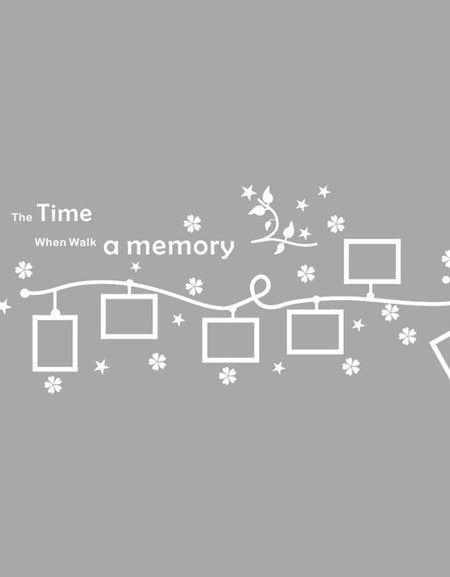 DIY Flower Stars Photo Decals