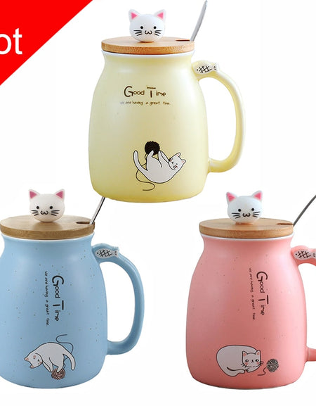 Cute Cats Heat-Resistant Mug