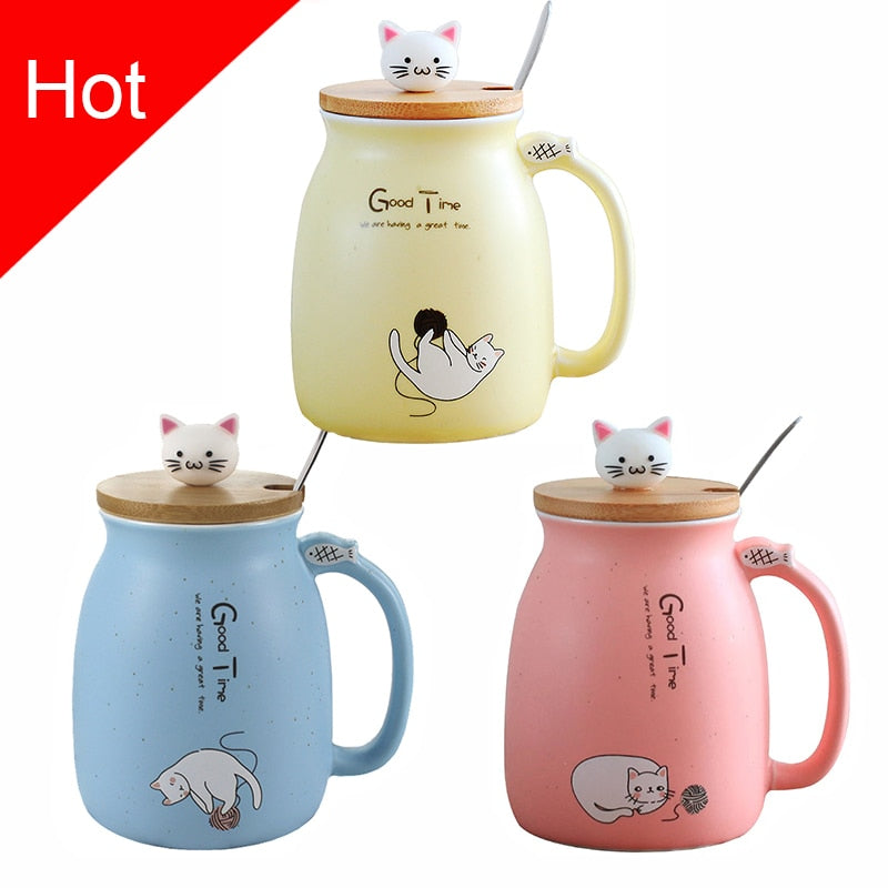 Cute Cats Heat-Resistant Mug