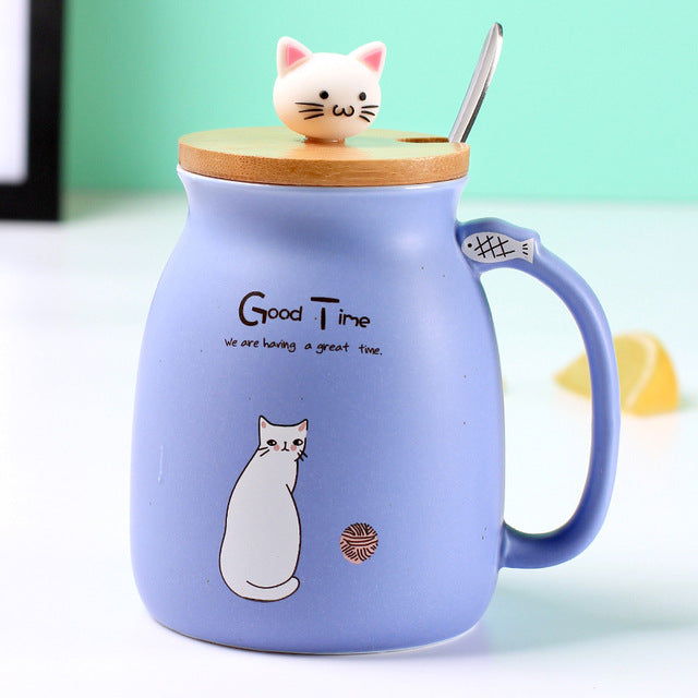 Cute Cats Heat-Resistant Mug