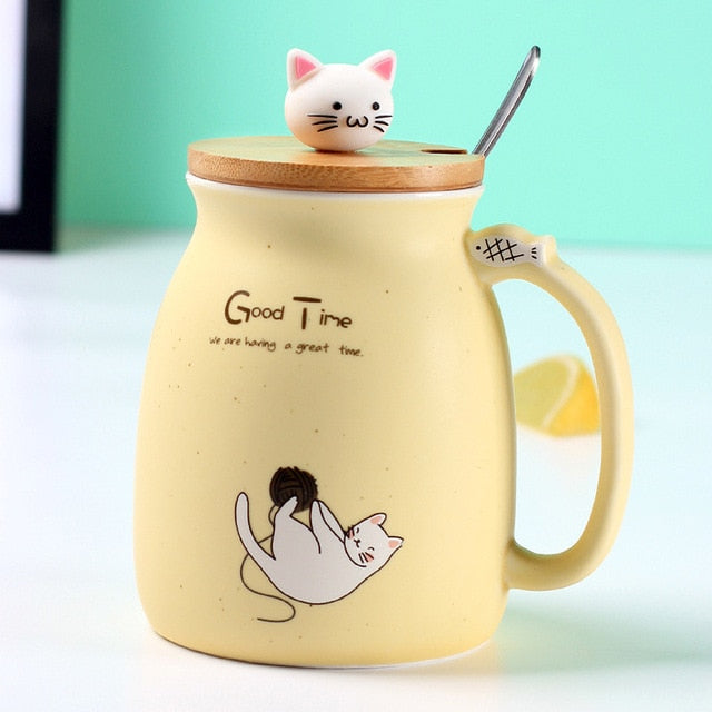 Cute Cats Heat-Resistant Mug